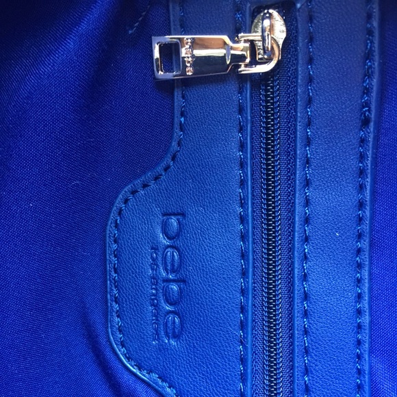 BEBE BLUE MINI BACKPACK PATCHES ⚡️🐯💋Y2K NWT - Picture 4 of 8